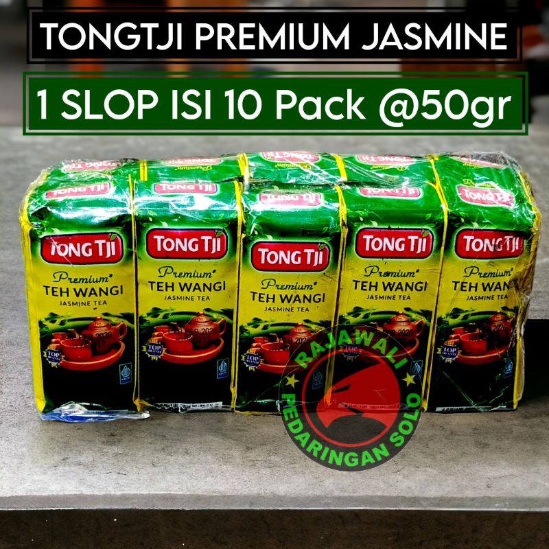 

TEH TONG TJI PREMIUM JASMINE 10x50gr TEH JUMBO SOLO TONGJI TONGTJI PREMIUM