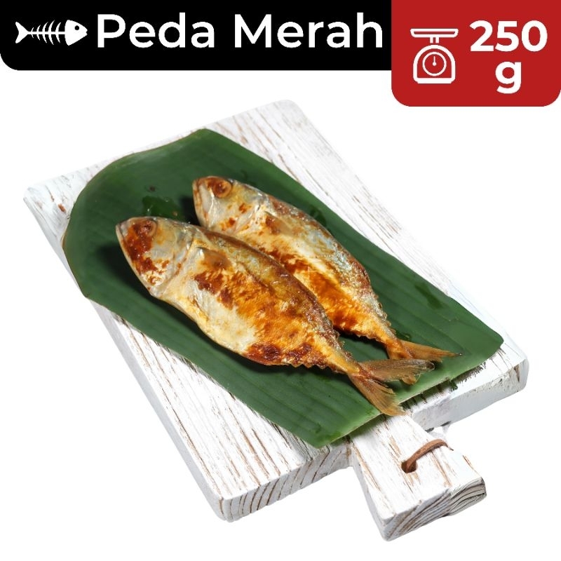 

250g Peda Merah SUPER / Kembung Baceman / Ikan Asin Murah / Ikan Asin Enak