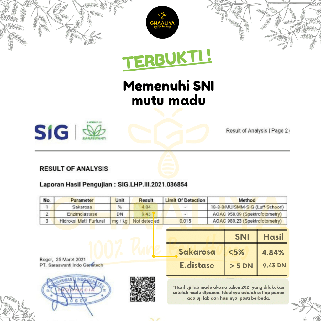 

Madu Murni Asli Nektar Akasia 300gr