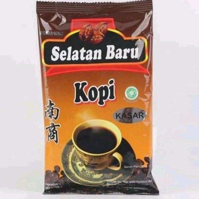 

KOPI BUBUK HITAM SELATAN BARU KOPI O KASAR / HALUS 200gr Khas Pematangsiantar