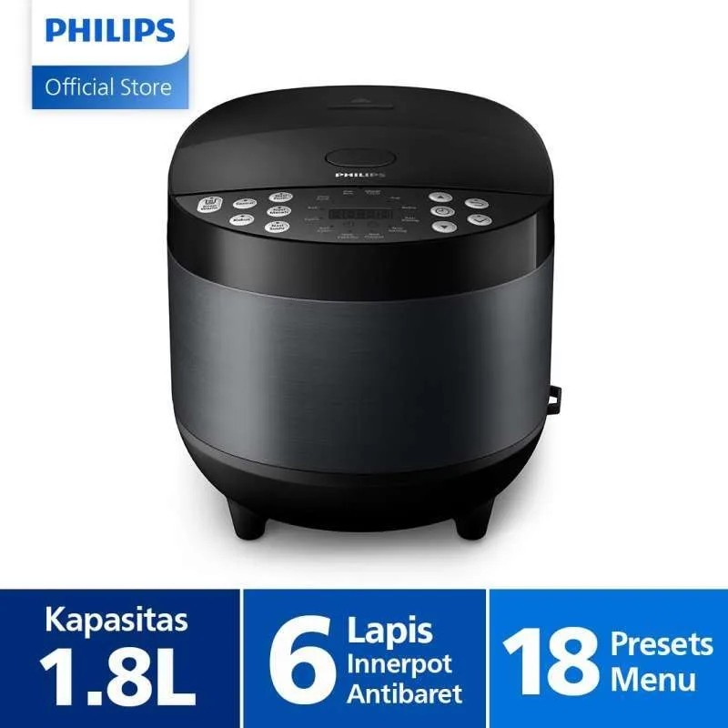 Philips Digital Rice Cooker Magic Com Philips 1,8 Liter HD4515/92