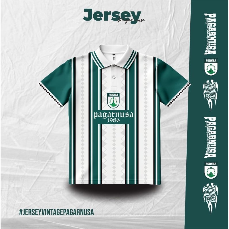 Jersey Polo Sublim Pagar Nusa 1986 Jersey Pagar Nusa Vintage by Dhasing Fashion 001 ACO