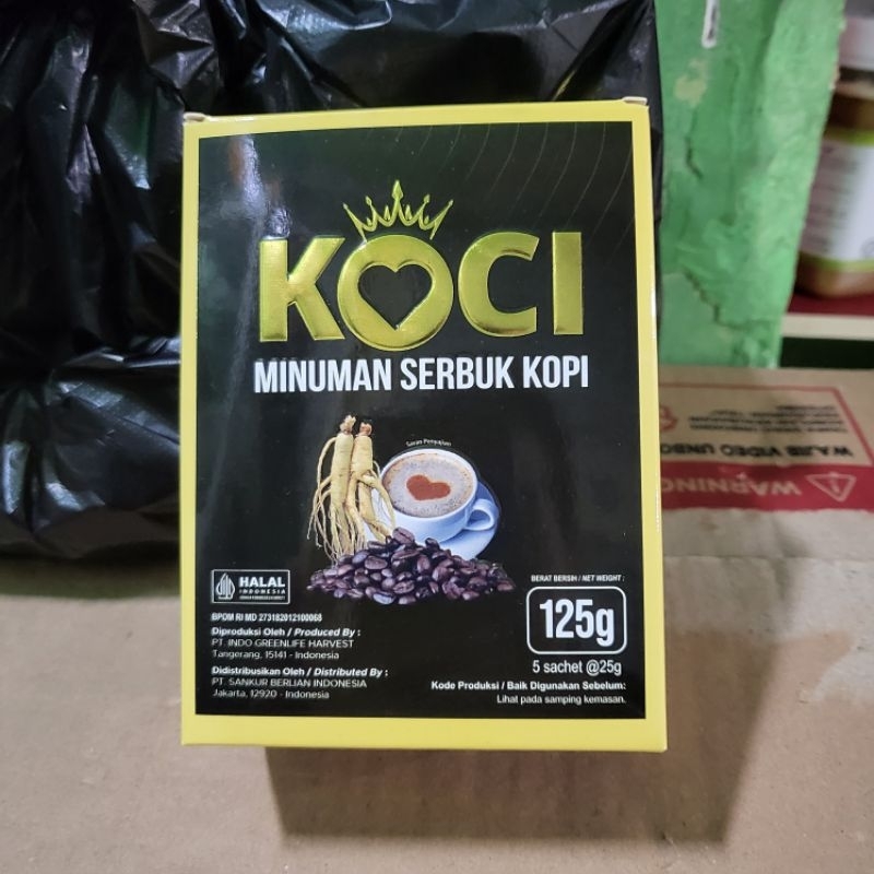 

kopi KOCI MINUMAN SERBUK KOPI ISI 5 SACHET HALAL DAN BPOM