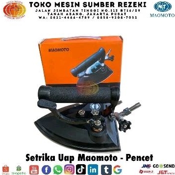Setrika Uap Model Pencet Maomoto