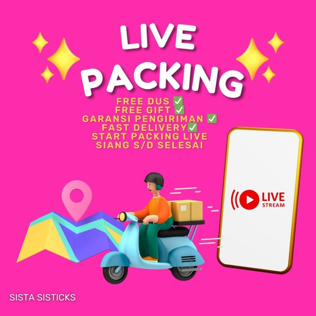 

LIVE PACKING (HANYA TERSEDIA PADA SAAT LIVE )