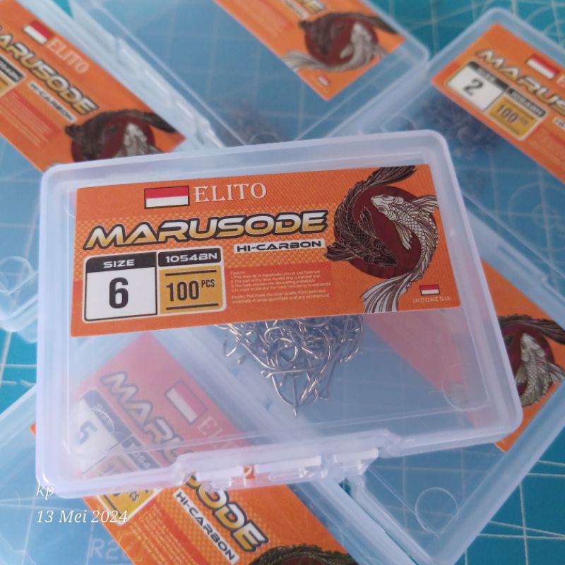 kail kotak 100pcs Elito marusode (1054) kail kecil