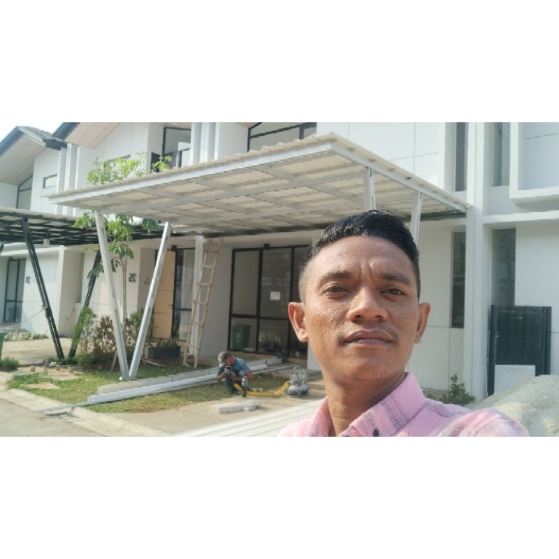 Kanopi Baja ringan Atep Alderon Rs cat hitam #FYP