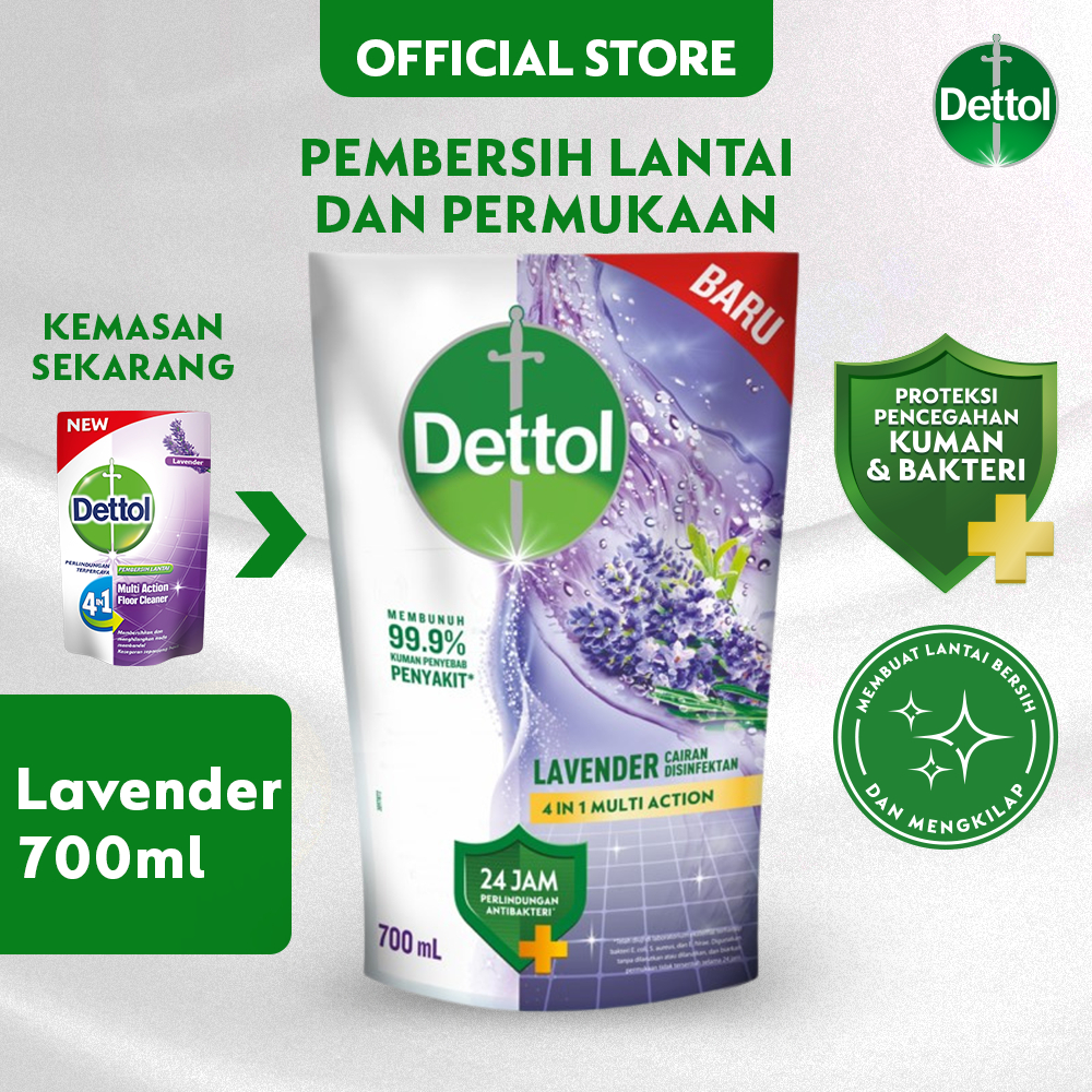 Dettol Pembersih Lantai Lavender 700 mL