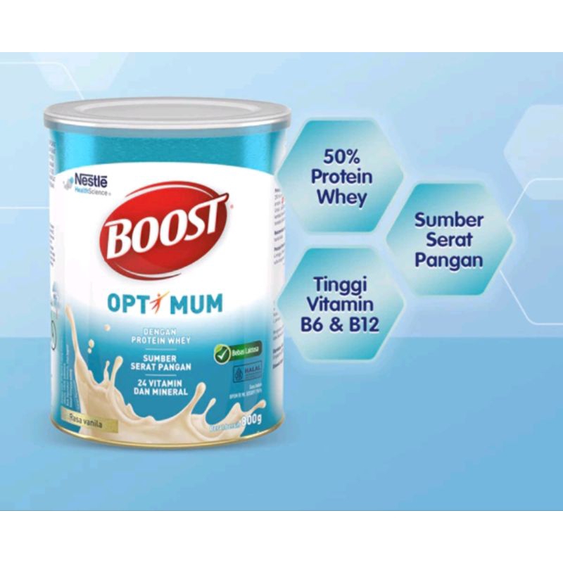 

Nestle Boost Optimum 800gr Susu dewasa Lansia