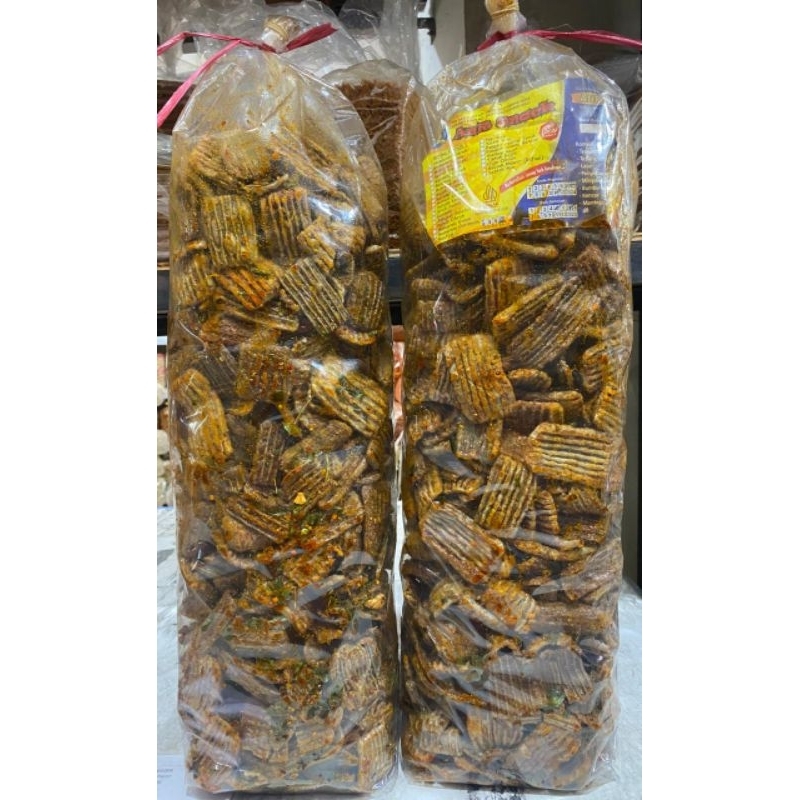 

Kerupuk Jengkol Genteng Pedas 250gr