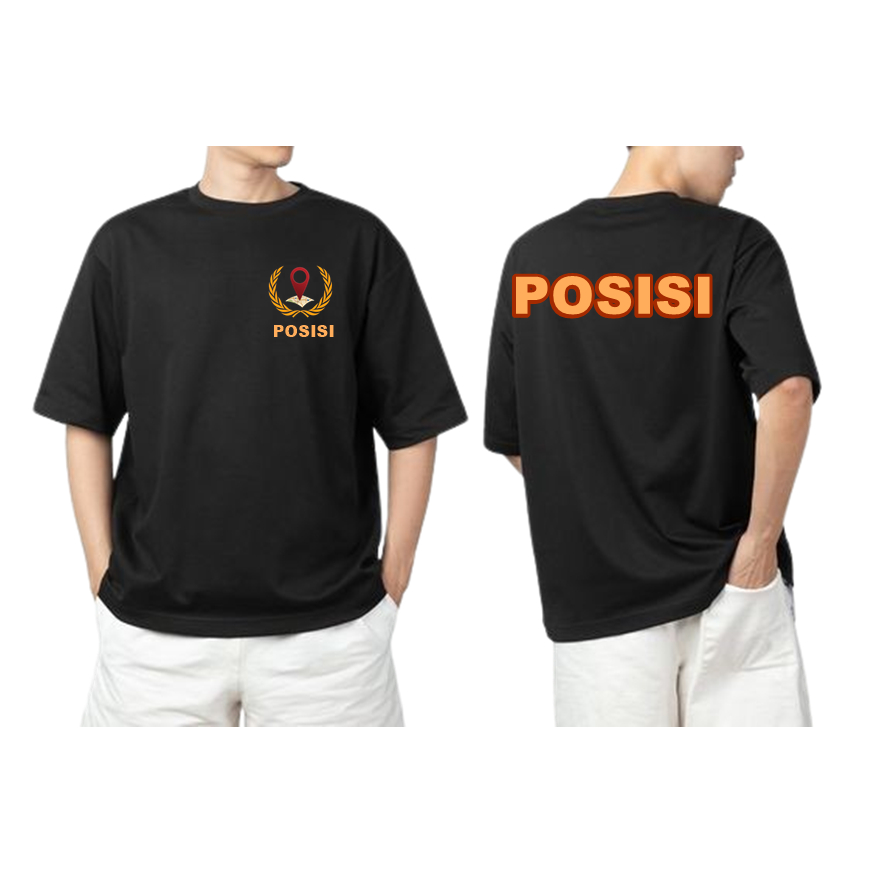 kaos pria kaos t-shirt plesetan polisi posisi luur maps murah terbaik terlaris bagus kaos lulu-lucua
