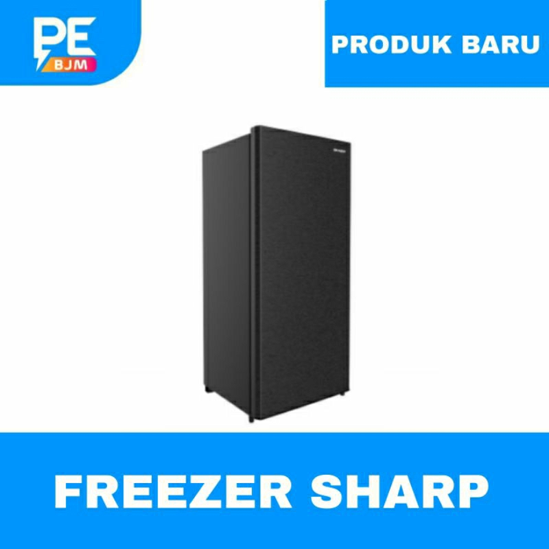 FREEZER SHARP 6 RAK FJ-M186A-HS GARANSI RESMI KIRIM INVOICE