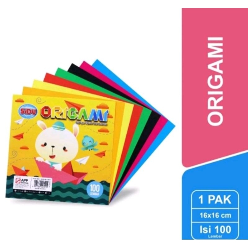 

Origami Sidu 16X16 1Bungkus isi 100Lembar