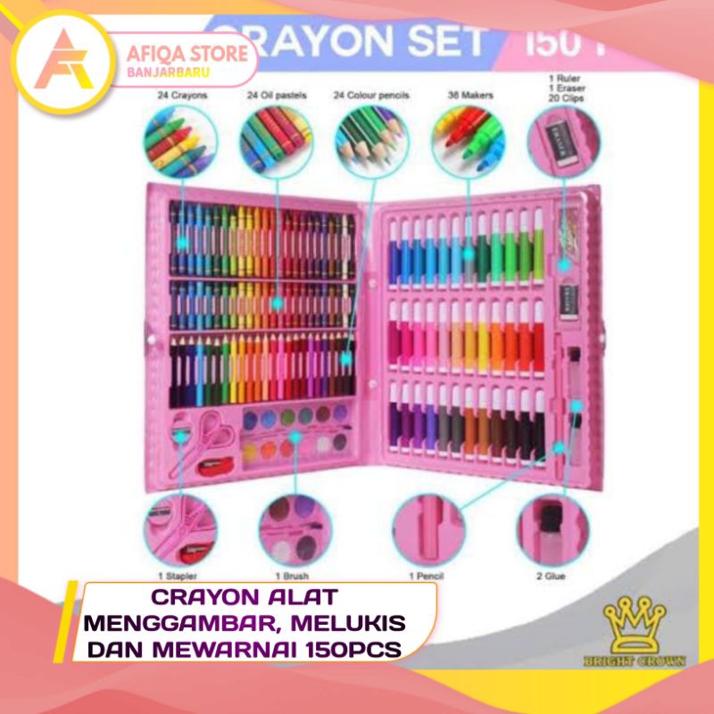 

Crayon Alat Menggambar, Melukis dan Mewarnai 208 & 150pcs