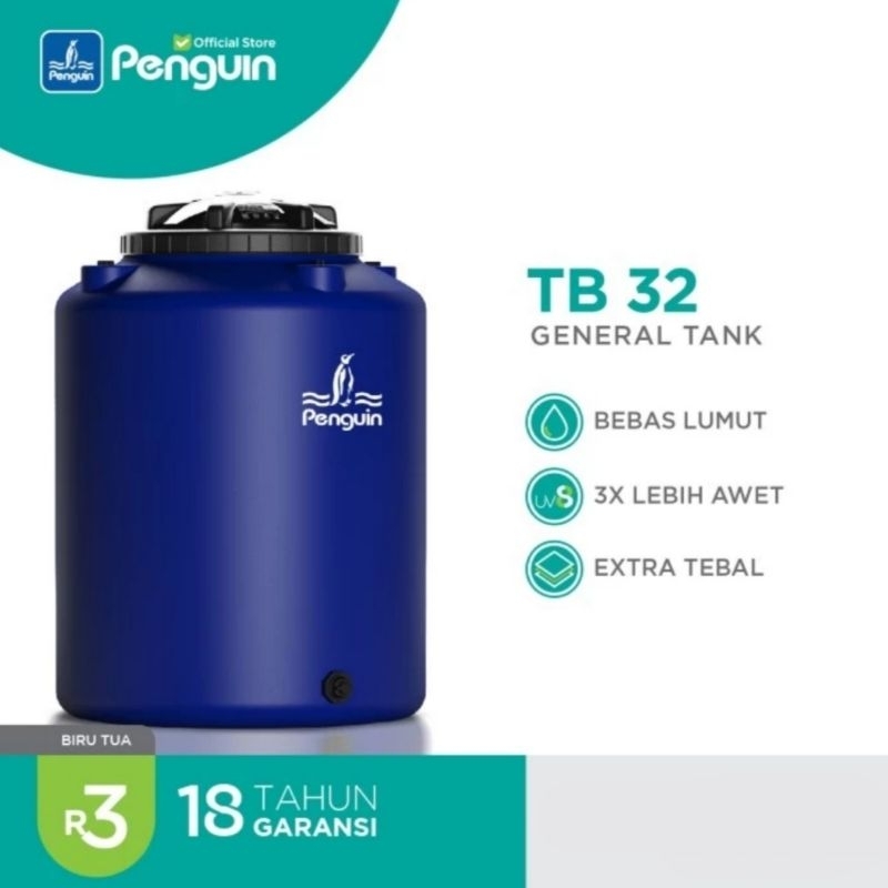 Toren Air Penguin Tangki Air Penguin Tandon Air Penguin Pinguin 300 Liter TB32
