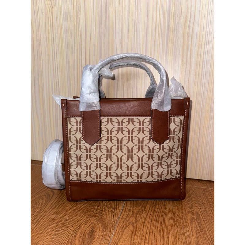 Kyler Satchel Beige/Brown