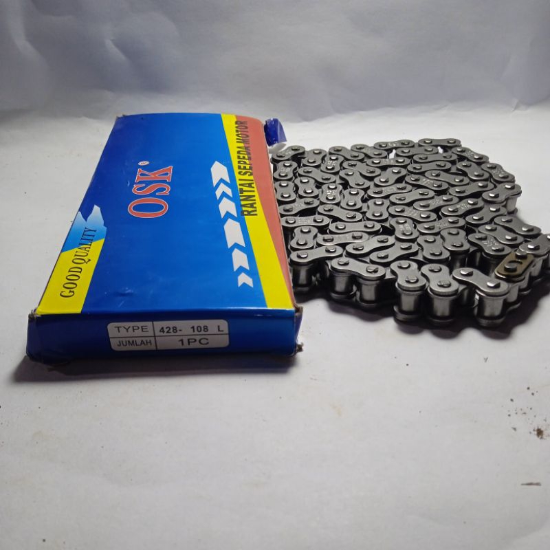 RANTAI RODA MOTOR 428-108 JUPITER Z VEGA ZR VEGA NEW JUPITER Z1 FORCE