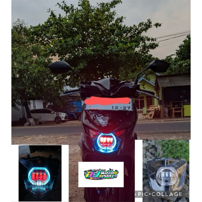 Lampu Depan Biled Beat Esp 2016-2019 Daymaker Fullset Kualitas Terbaik