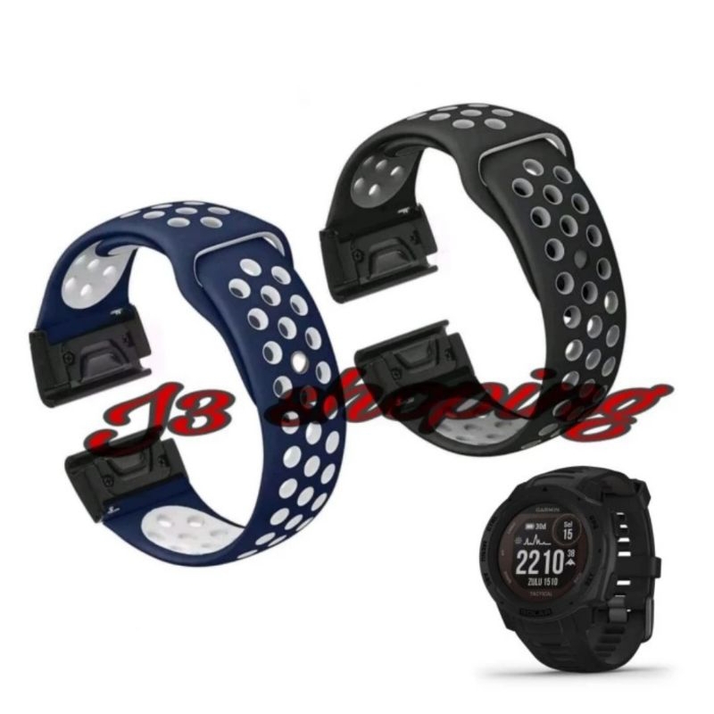 TALI JAM GARMIN INSTINCT FORERUNNER 970 FENIX EPIX 47MM 51MM  STRAP SILICONE NIKE VOLT KONEKTOR ACC