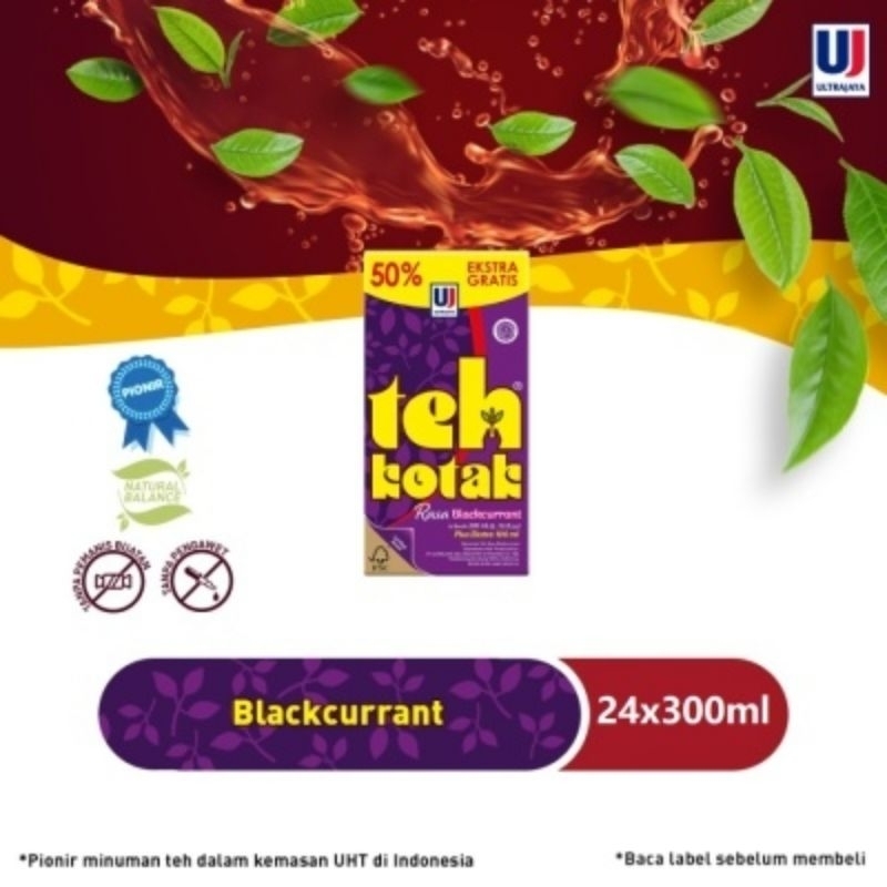 

Teh Kotak Blackcurrant 300 ml Karton (24 Pcs)