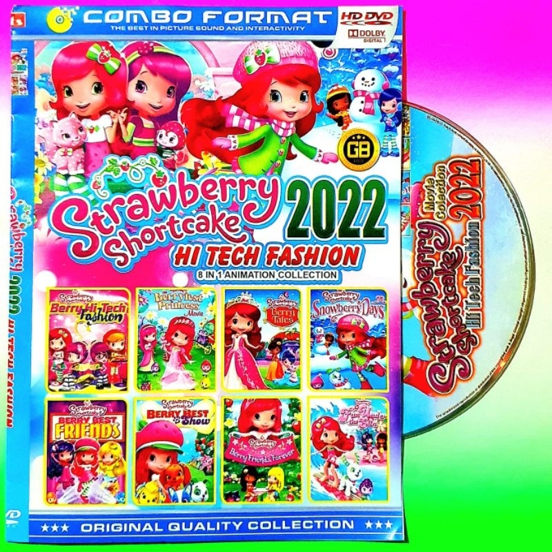 KASET FILM STROWBERRY SHORTCAKE - FILM ANAK PEREMPUAN-FILM ANAK KECIL-KASET KARTUN FILM ANAK ANAK-KA