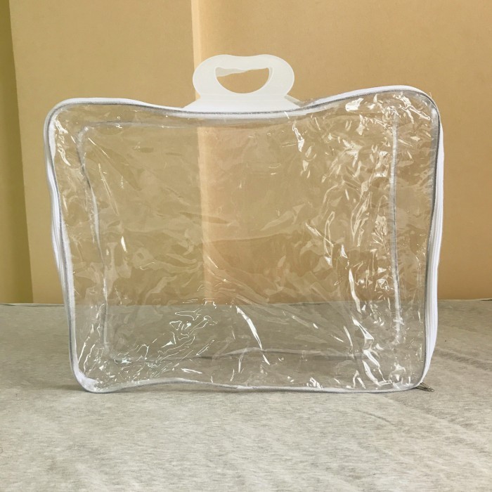 Tas Kantong Bedcover Mika Tebal Gagang Merak/Plastik
