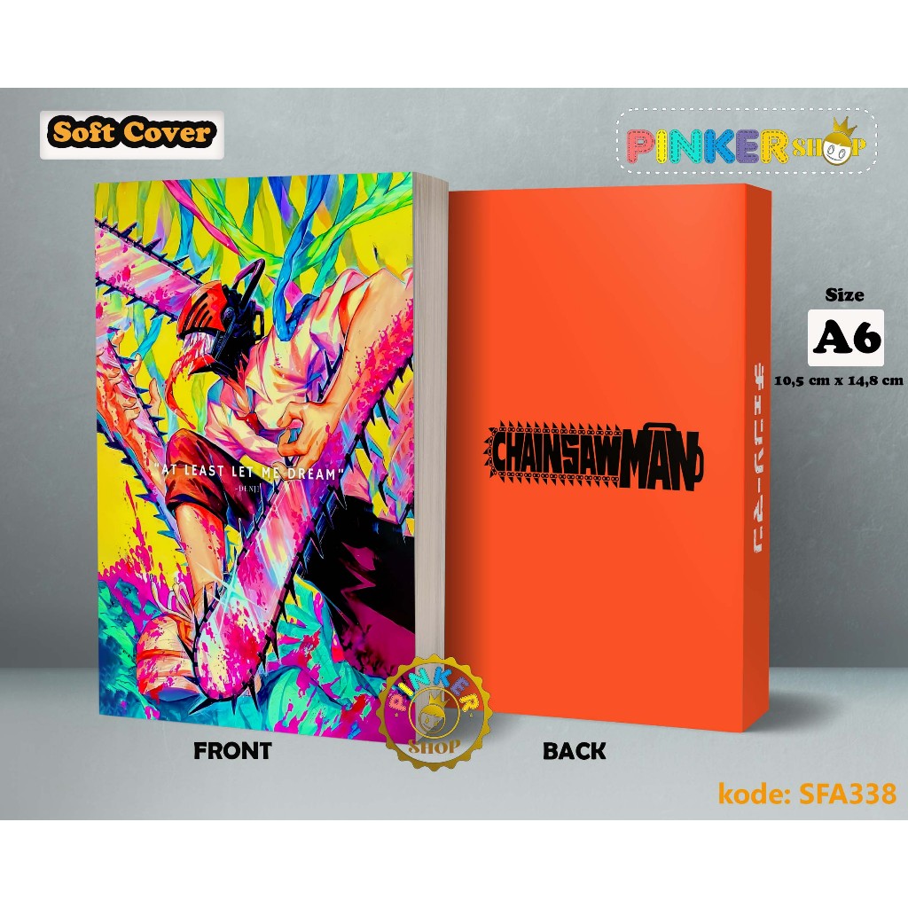 

(SFA338) Pocket Note Anime CHAINSAW MAN DENJI Tulis catatan Notes Agenda Planner Jurnal