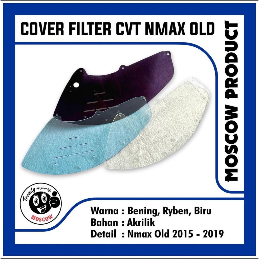 MOSCOW COVER FILTER UDARA AKRILIK NMAX LAMA TAHUN 2015 2016 2017 2018 2019 NMAX 155 CONNECTED TUTUP 