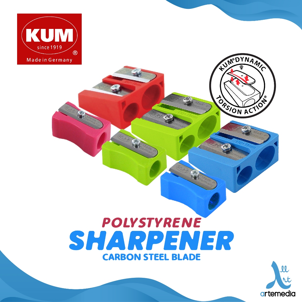 

KUM Sharpener Polystyrene Carbon Steel Blade Rautan Pensil