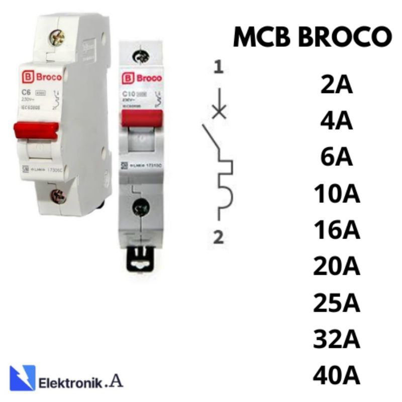 MCB BROCO /SIKIRING LISTRIK