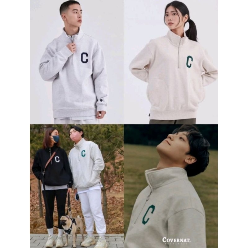 Covernat Street Style Half-Zip Sweatshirt Unisex