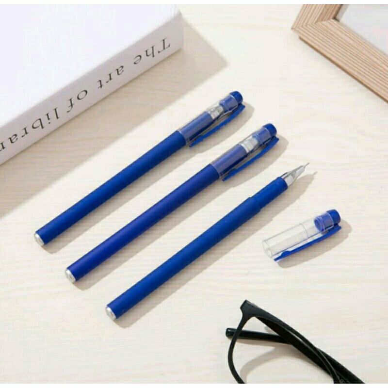 

[READY] Aimilo Gel Pen Pulpen Gel Tabung Jarum Penuh 3 Warna 0.5mm 1 PCS