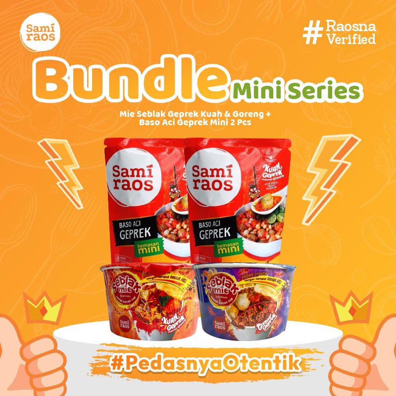

Aneka Produk Instan Sami Raos Tingga Goreng/Rebus Rak Sayur Padang