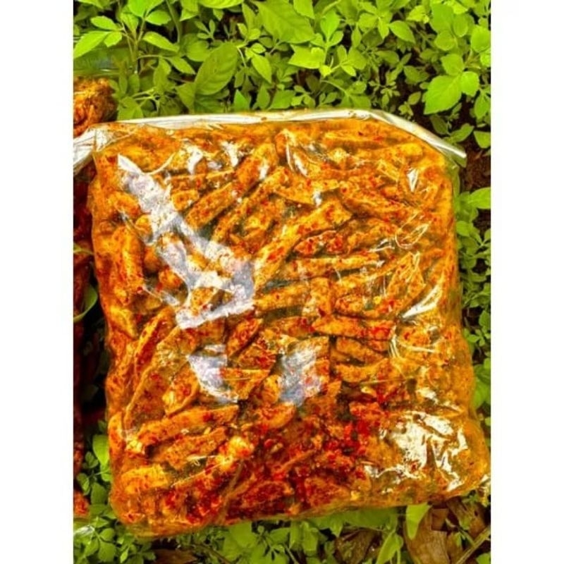 

BASRENG DAUN JERUK 500gr / Basreng pedas rempah daun jeruk