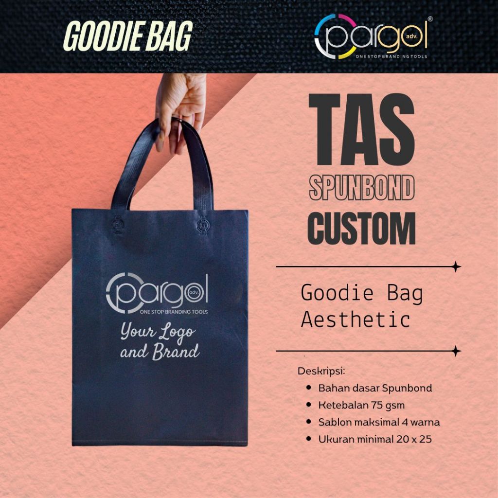 

Goddie Bag Custom - Cetak Nama / Logo Untuk Souvenir, Acara, Seminar, Produk Usaha | PargolLabel