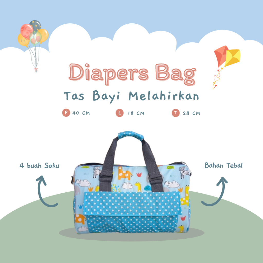 Tas Bayi Multifungsi / Tas Perlengkapan Bayi / Diaper Bag