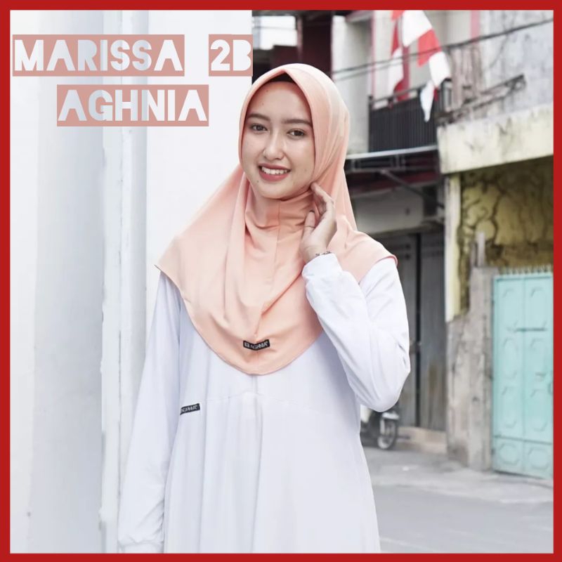 Aghnia Hijab - Bergo Marisa 2B Bergo Sport Lycra