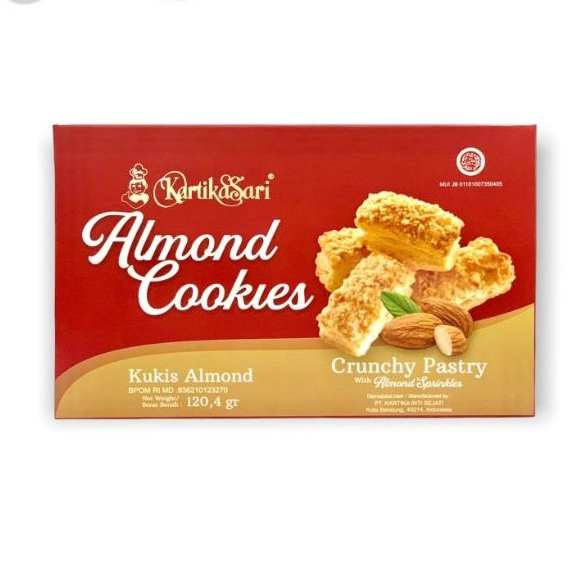 

ALMOND COOKIES / KARTIKA SARI / KARTIKASARI OLEH OLEH BANDUNG