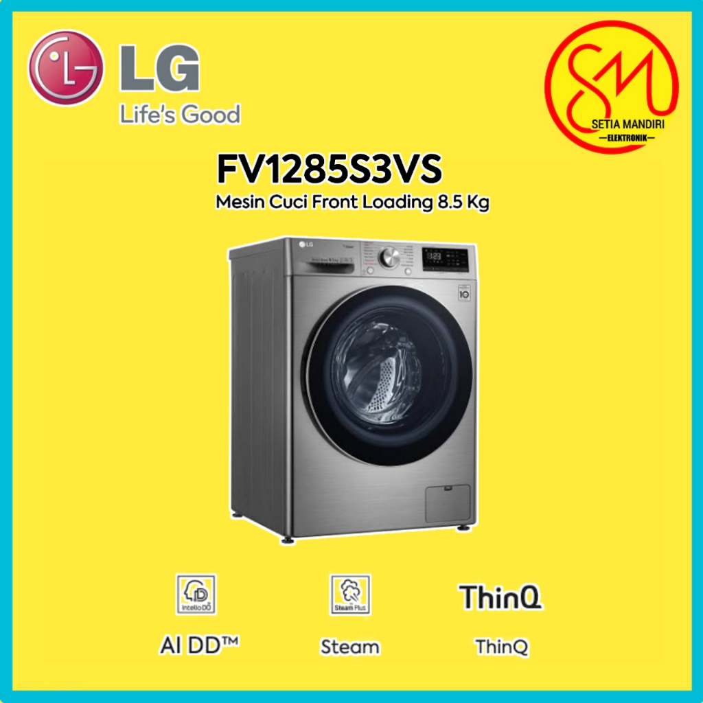 LG FV1285S3VS Mesin Cuci Front Loading