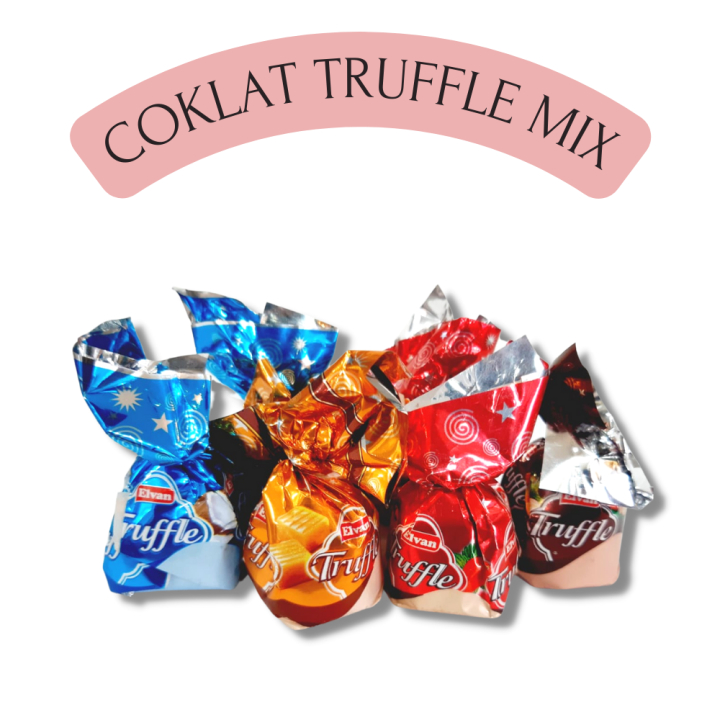 

Coklat Truffle 1kg Mix Cokelat Turki-Arab Mix, coklat truffle