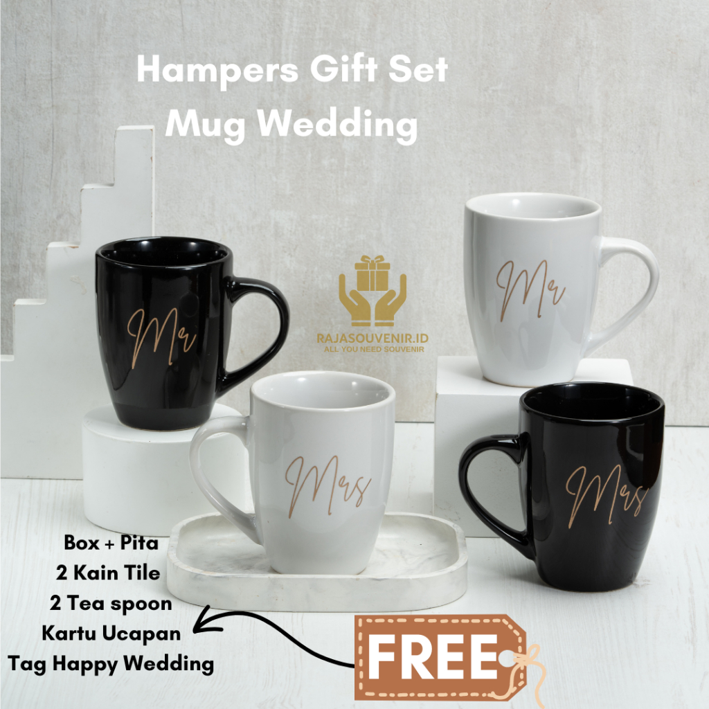 

Hampers Wedding Gift Set Wedding Mug Premium