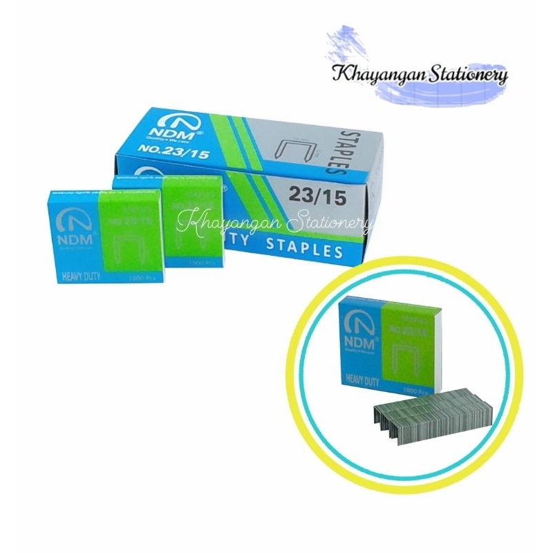

Isi Staples No.23/15 NDM Ecer | Refill Staples Kualitas Premium