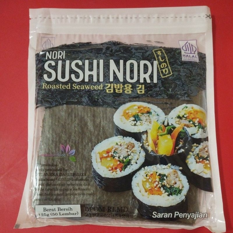 

Rumput laut 50lembar / Sushi nori 125gr