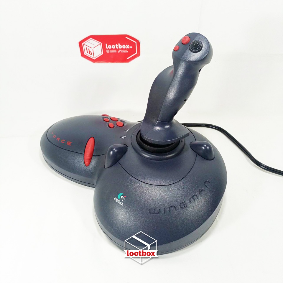 Joystick Flightstick Flight Simulator Logitech Wingman Force [SECOND]