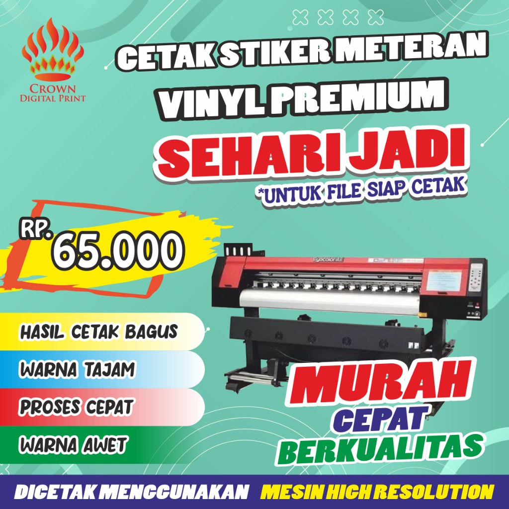 

CETAK VINYL PREMIUM CAMEL INDOOR METERAN I PRINT VINYL I VINYL MURAH
