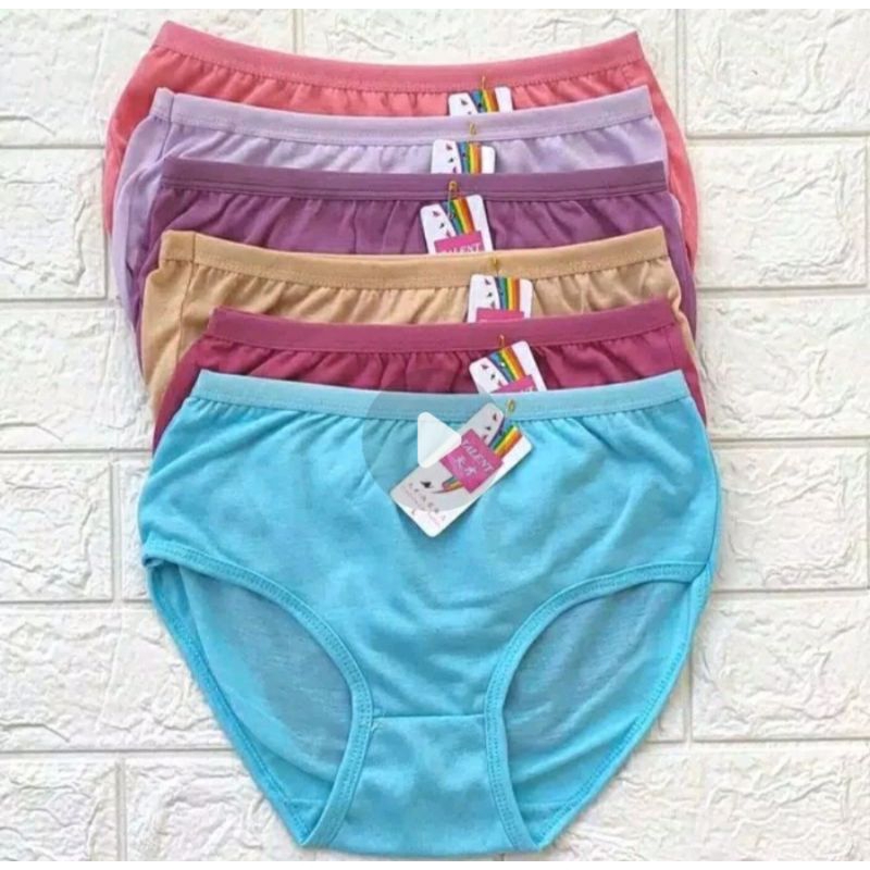 (6pcs) CD/celana dalam Navacita