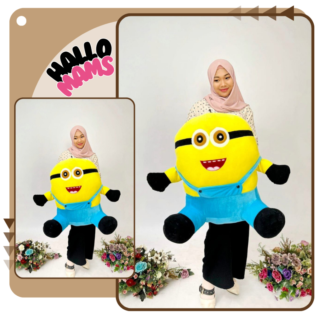 Boneka Minion Jumbo Besar Lucu Imut Kado Ulang Tahun