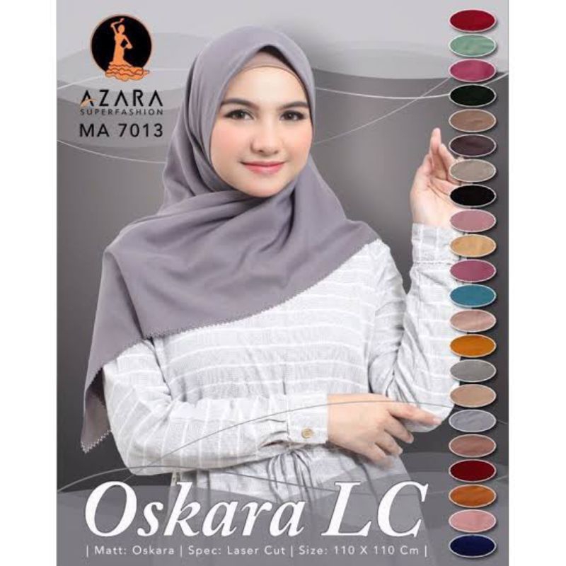 Hijab Azara Oskara Polos