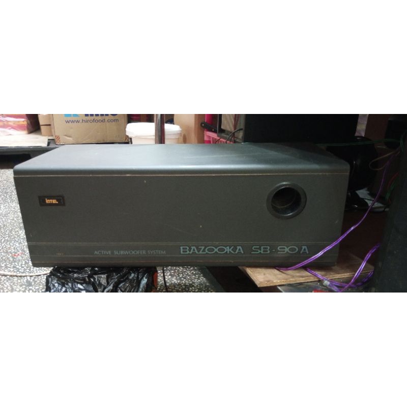 subwofer bazooka intel sb 90a