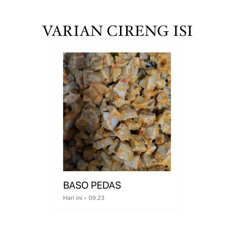 

CIRENG JUMBO ISI BASO PEDAS